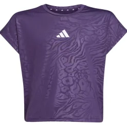 adidas - Kid's All Sports Animal Print Crop T-Shirt - T-Shirt