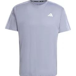 adidas - Own The Run 3-Stripes Tee - Laufshirt