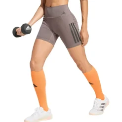 adidas - Women's Optime 3-Stripes Short Leggings - Leggings