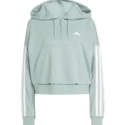 adidas - Women's 3-Stipes French Terry QZ Hoodie - Sweat- & Trainingsjacke