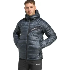 adidas Terrex - Terrex Techrock Climawarm+ Down Hooded - Daunenjacke