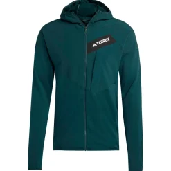 adidas Terrex - Terrex Techrock CW+ Wind Hooded Fleece - Fleecejacke