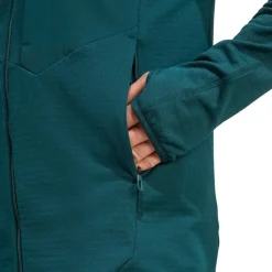 adidas Terrex - Terrex Techrock CW+ Wind Hooded Fleece - Fleecejacke