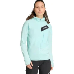 adidas Terrex - Women's Terrex Techrock CW+ Wind Hooded - Fleecejacke