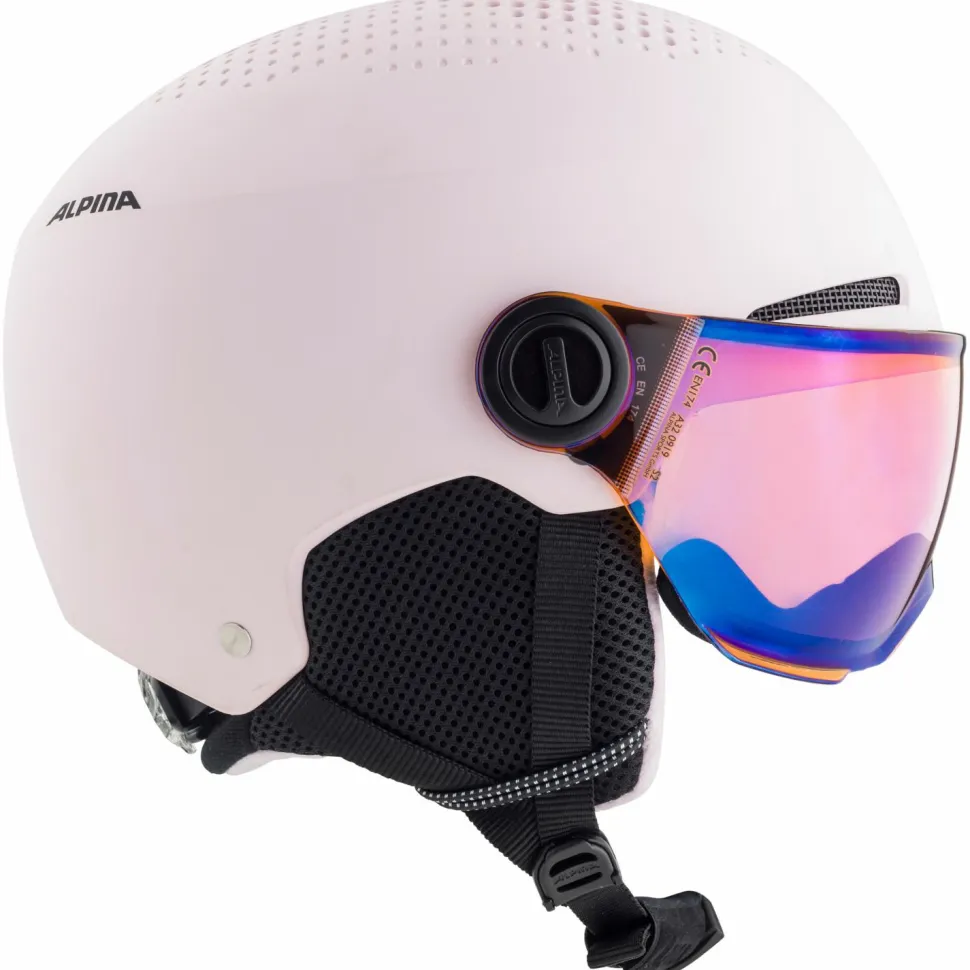 Alpina - Kid's Zupo Visor Quattroflex Mirror Lite S2 - Skihelm