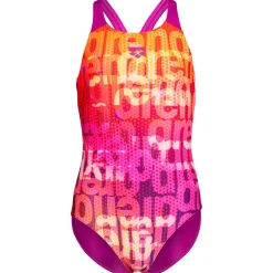 Arena - Girl's Multi Colours Swimsuit V Back - Badeanzug