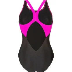 Arena - Women's Grid Swimsuit V Back Graphic - Badeanzug