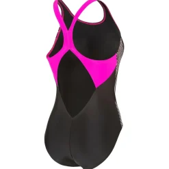 Arena - Women's Grid Swimsuit V Back Graphic - Badeanzug