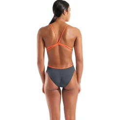 Arena - Women's Swimsuit Lace Back Solid - Badeanzug