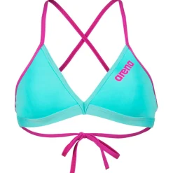 Arena - Women's Team Swim Top Tie Back Solid - Bikini-Top