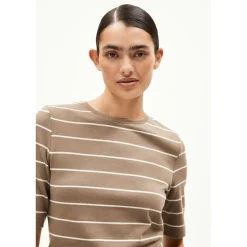 ARMEDANGELS - Women's Jaanisara Fine Stripe - T-Shirt
