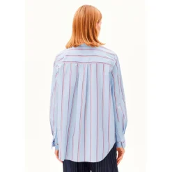 ARMEDANGELS - Women's Stripe Loose Shirt Blouse - Bluse