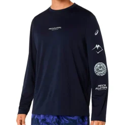 Asics - Fujitrail Logo L/S Top - Laufshirt