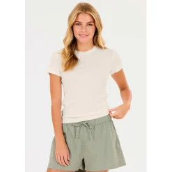 ATHLECIA - Women's Lenga Rib S/S Tee - T-Shirt