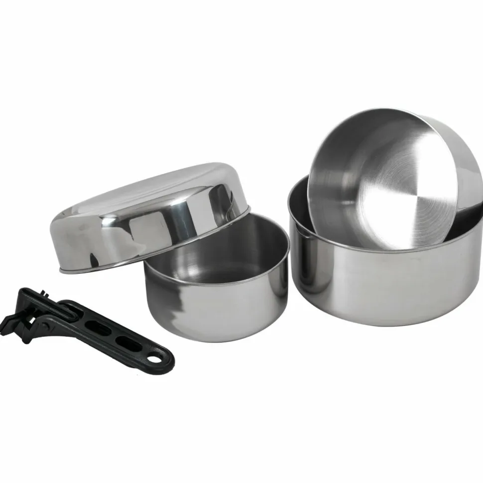 Basic Nature - Biwak Edelstahl 2 - Topf-Set