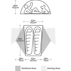 Big Agnes - Copper Spur UL2 - 2-Personen Zelt