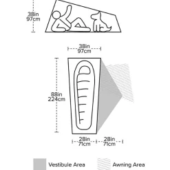 Big Agnes - Copper Spur UL1 - 1-Personen Zelt