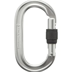Black Diamond - Oval Keylock Screwgate Carabiner - Schraubkarabiner