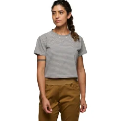 Black Diamond - Women's BD Stripe Crop S/S Tee - T-Shirt