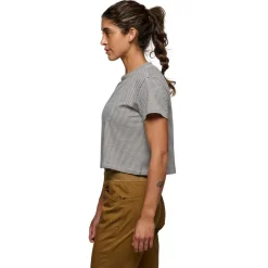 Black Diamond - Women's BD Stripe Crop S/S Tee - T-Shirt