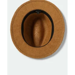 Brixton - Roma Straw Fedora - Hut