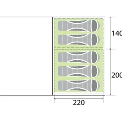 Brunner - Kalynda 5 - Gruppenzelt