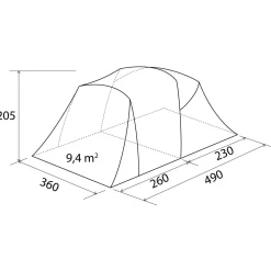 Brunner - Kalynda 5 - Gruppenzelt