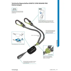 C.A.M.P. - Kinetic Gyro Rewind Pro - Klettersteigset