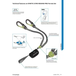 C.A.M.P. - Kinetic Gyro Rewind Pro - Klettersteigset