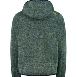 CMP - Boy's Jacket Fix Hood Jacquard Knitted - Fleecejacke