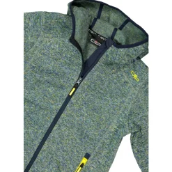CMP - Boy's Jacket Fix Hood Jacquard Knitted - Fleecejacke