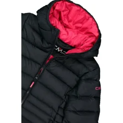 CMP - Girl's Down Coat Fix Hood Taffeta - Mantel