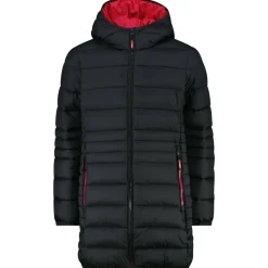 CMP - Girl's Down Coat Fix Hood Taffeta - Mantel