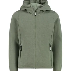 CMP - Girl's Jacket Fix Hood Jacquard Knitted - Fleecejacke