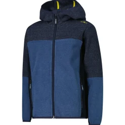 CMP - Kid's Jacket Fix Hood Jacquard Knitted - Fleecejacke