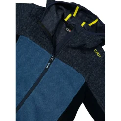 CMP - Kid's Jacket Fix Hood Jacquard Knitted - Fleecejacke