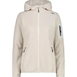 CMP - Women's Jacket Fix Hood Jacquard Knitted 3H19826 - Fleecejacke