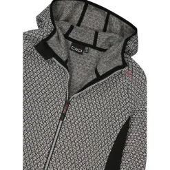 CMP - Women's Jacket Fix Hood Jacquard Knitted - Fleecejacke