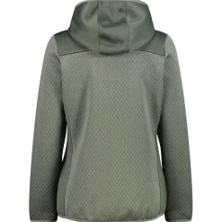 CMP - Women's Jacquard Knit Jacket Fix Hood - Fleecejacke