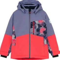 Color Kids - Girl's Ski Jacket Colorblock with Chest Pocket - Skijacke