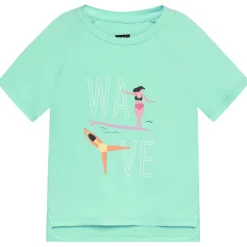 Color Kids - Girl's T-Shirt with Print S/S - Funktionsshirt