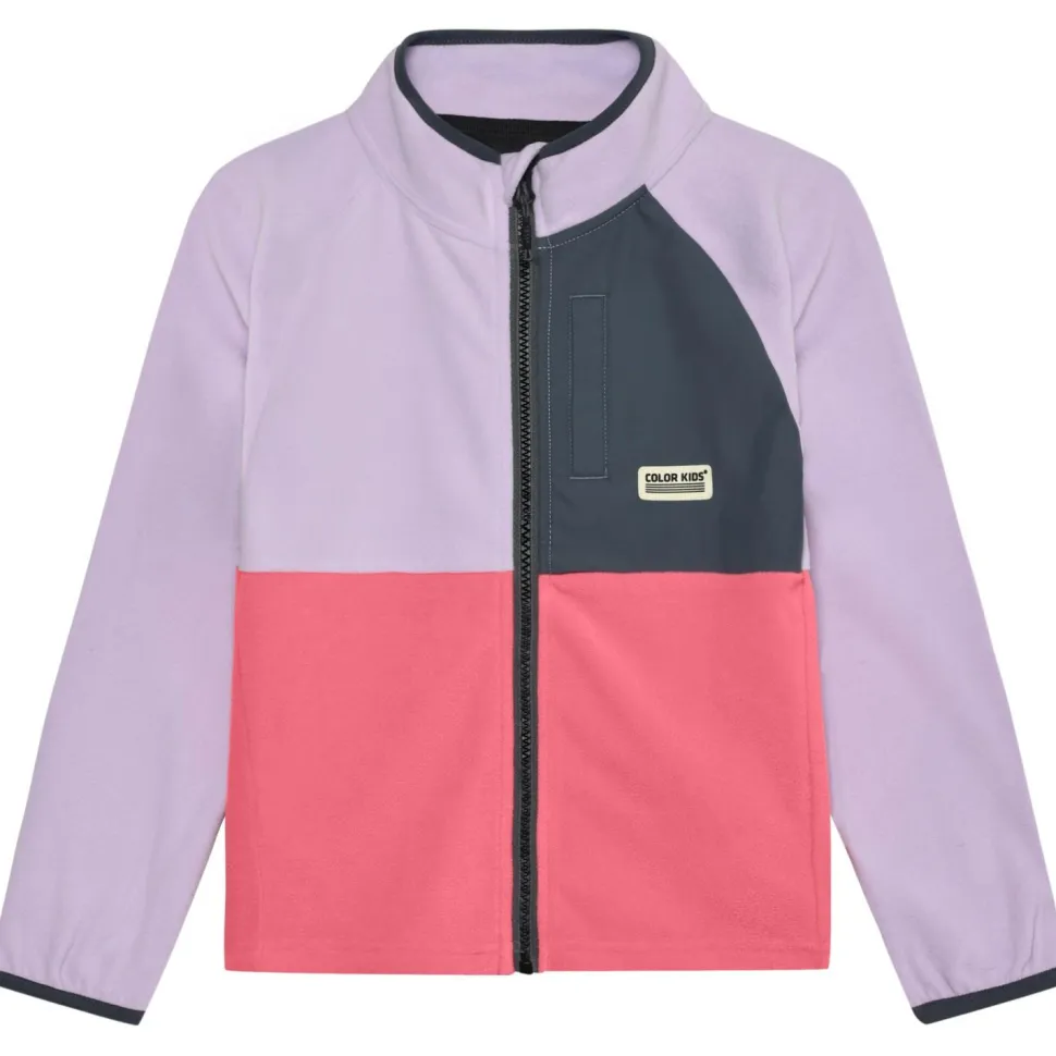 Color Kids - Kid's Fleece Jacket with Chest Pocket - Fleecejacke