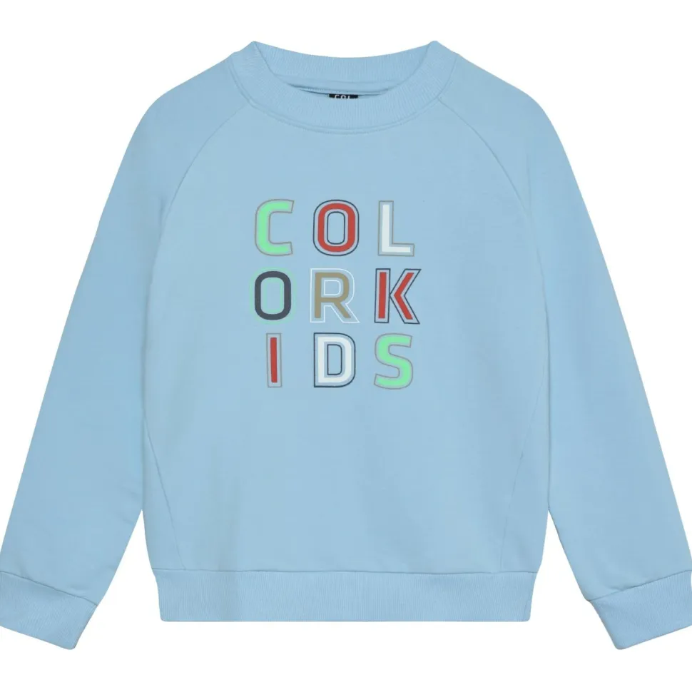 Color Kids - Kid's Sweat with Logo Print - Pullover