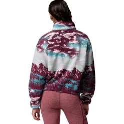 Columbia - Women's Helvetia II Printed Cropped Half Snap - Fleecepullover