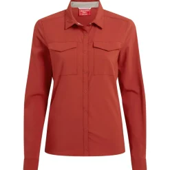 Craghoppers - Women's Nosilife Pro Langarm Bluse V - Bluse