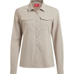 Craghoppers - Women's Nosilife Pro Langarm Bluse V - Bluse