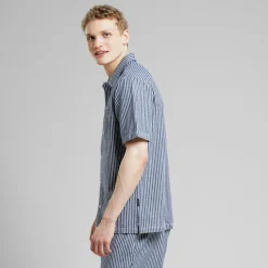 DEDICATED - Shirt Brantevik Work Stripe - Hemd