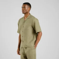 DEDICATED - Shirt Marstrand Linen - Hemd