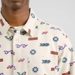 DEDICATED - Shirt Rute Flannel Trout And Waves - Hemd