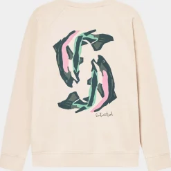 DEDICATED - Sweatshirt Malmoe Cut Out Trout - Pullover